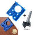 35mm Door Cabinets Hinge Hole Drilling Guide Locator Template Woodworking Hinge Drilling Jig Concealed Guide w/ Hinge drill Tool