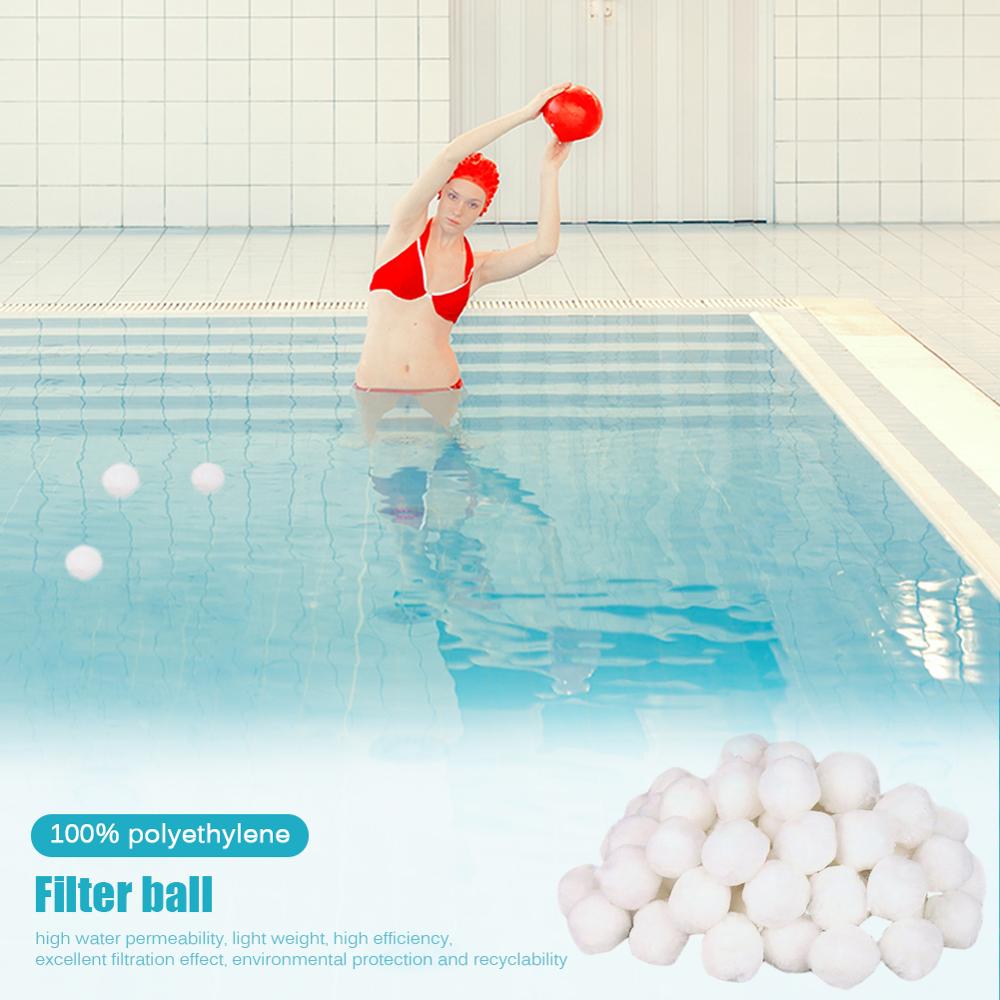 700g Swimming Pool Cleaning Equipment Filter Media Net Bag Filter Fiber Ball Water Purification Fiber Balls Dropping