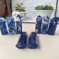 1pcs Asia blue quartz crystal wand hexagon crystal single point reiki treatment + free shipping