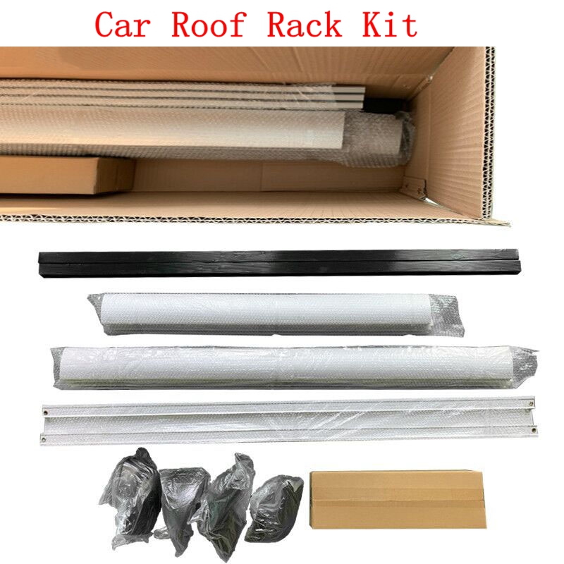 Large Size SUV Thickened Aluminium Alloy Universal Car Roof Racks&Boxes Luggage Frame Kit With 2PCS 130CM Crossbar Load 150KG