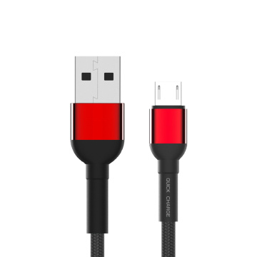 Customizable Micro-USB Data Cable Braided Fireproof Design