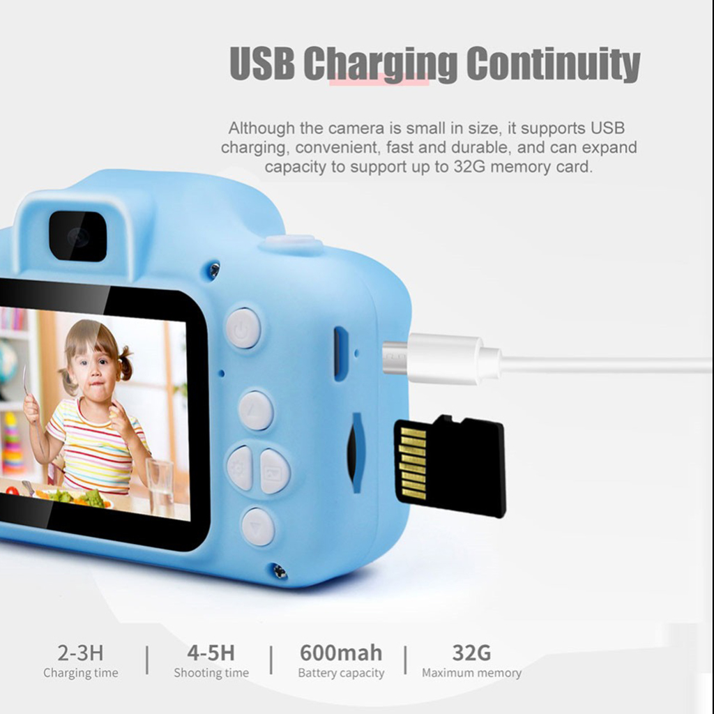 Cute X5s 2.0 Inch Screen Hd 1080p 20mp 2000w Pixel Digital Camera Toddler Boy Toys Kid Camera Mini Digital Camera