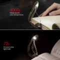 Mini Book Light Ultra Bright Bookmark Night Lamp Flexible LED Book Reading Light Bedroom AI88