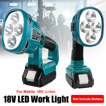 Portable Lanterns 12W 18V Work Light Fit For Makita Li-ion Battery Outdoor Emergency Lighting Flashlight Spotlights LED Lamp
