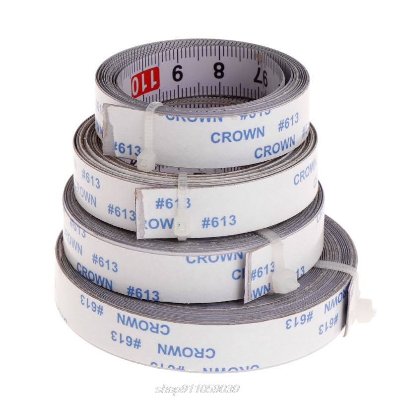 Miter Saw Track Tape Measure Self Adhesive Backing Metric Steel Ruler 1/2/3/5M N11 20 Dropshipping