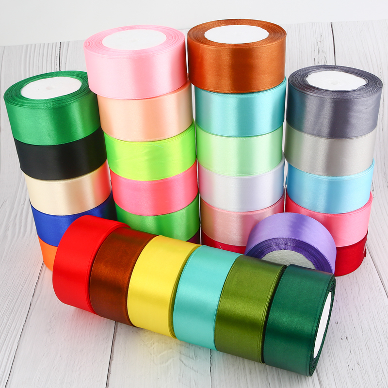 22meter/Roll Grosgrain Satin Ribbons Wedding Christmas Party Decorations DIY Bow Craft Ribbons Card Gifts Wrap Sewing Supplies
