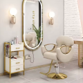 Free sample Wholesale rotating Lifting PU leather stainless steel beauty salon swivel styling hair cutting barber chair