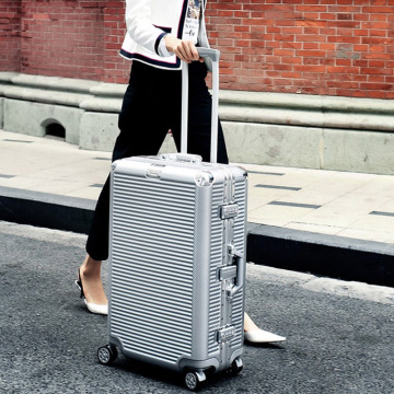 CARRYLOVE Super fashion NEW spinner aluminum frame hardside travel suitcase on wheel 26