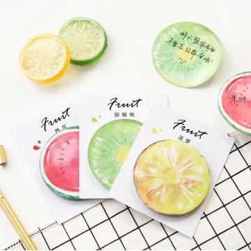 Fresh Fruit Pineapple Kiwifruit Coconut Fruity Memo Pad Sticky Notes Memo Notebook Stationery Papelaria Escolar School Supplies