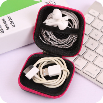 10 pcs/lot Random color MINI Clip Holder Clip Dispenser Desk Organizer Bags Headphones Earphone Cable Earbuds Storage Pouch bag