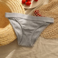 Simple Style Solid Color Ladies Seamless Panties Sexy Cotton Breathable Comfortable Underwear Low Waist Briefs Lingerie