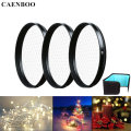 CAENBOO Camera Lens Star Filter 37 40.5 46 49 52 55 58 62 67 72 77mm Cross 4X 6X 8X Lines Lens Light Filter Bag For Canon Nikon