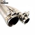 For BMW S1000RR S1000XR S1000R S1000 RR 2017 2018 Motorcycle Link Slip Exhaust Pipe Muffler Exhaust Middle Parts Mid System Tube