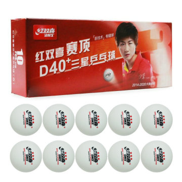 10pcs/Bag D40+ 3 Star Table Tennis Balls New Material ABS Plastic Ping Pong Balls for Table Tennis Match Competition