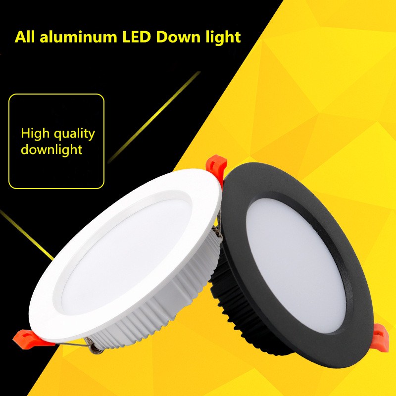 LED Down lights 3W 5W 7W 9W 12W 15W 18W 24W 30W LED Downlight Outdoor Leds Ceiling Lamp For Bathroom Bulb