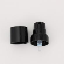 Plastic double wall treatment pump with glass bottle
