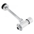 Toilet Flush Valve Bathroom Toilet Male Durable Zinc Alloy Finish Push Button Type Flush Valve Autonatic