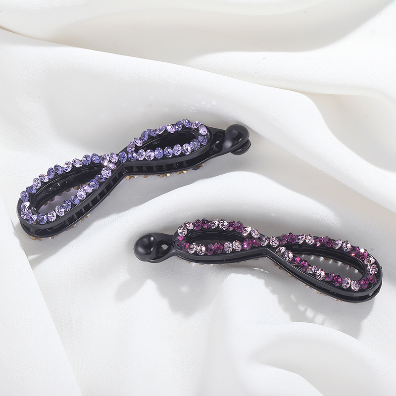 CHIMERA Women Rhinestone Banana Hair Clips Claws for Lady Adult Bling Crystal Hair Pins Fashion Elegant Barrette Accessories