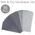 36Pcs Wet & Dry Sandpaper Sets 400 600 800 1000 1200 1500 2000 3000 Grits Abrasive Tool Kit For Power Tools