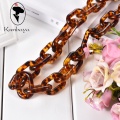 1.0 Meter 40*25mm Acrylic Necklace Strands Parts Linked Bag Chains Women Jewelry DIY Accessories Glasses Chains Components N011