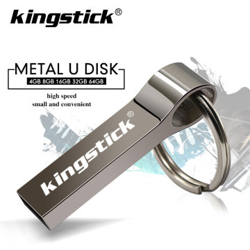 Stainless Steel USB 2.0 pen drive 256gb 128gb usb flash drive 16gb 32gb 64gb pendrive usb stick with keychain Flash Drive