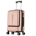 Letrend New Fashion 24 Inch Front Pocket Rolling Luggage Trolley Password Box 20' Boarding Suitcase Women Travel Bag Trunk