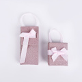 Multi-functional Two Piece Pink Bow Paper Gift Box