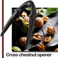 PP Chestnut Nuts Opener Clip Sheller Quick Nuts Stainless Steel Cracker Walnut Opening Tools Practical Gadgets