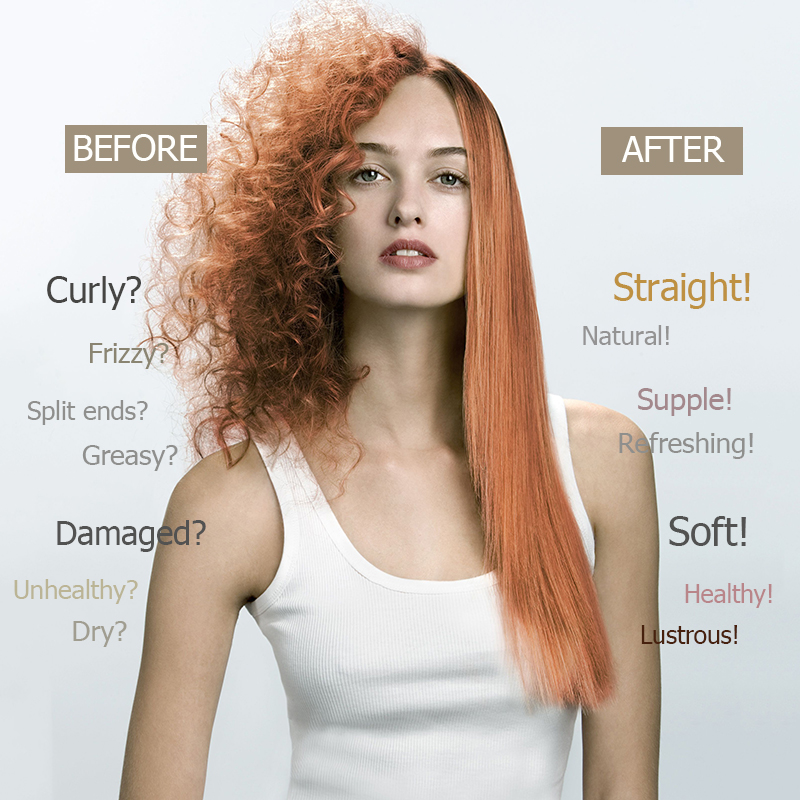 PURC 1000ml 8% Formlain brazilian keratin hair treatment Set Pure Hair Care Repair Straightening Smoothing Shampoo Professional