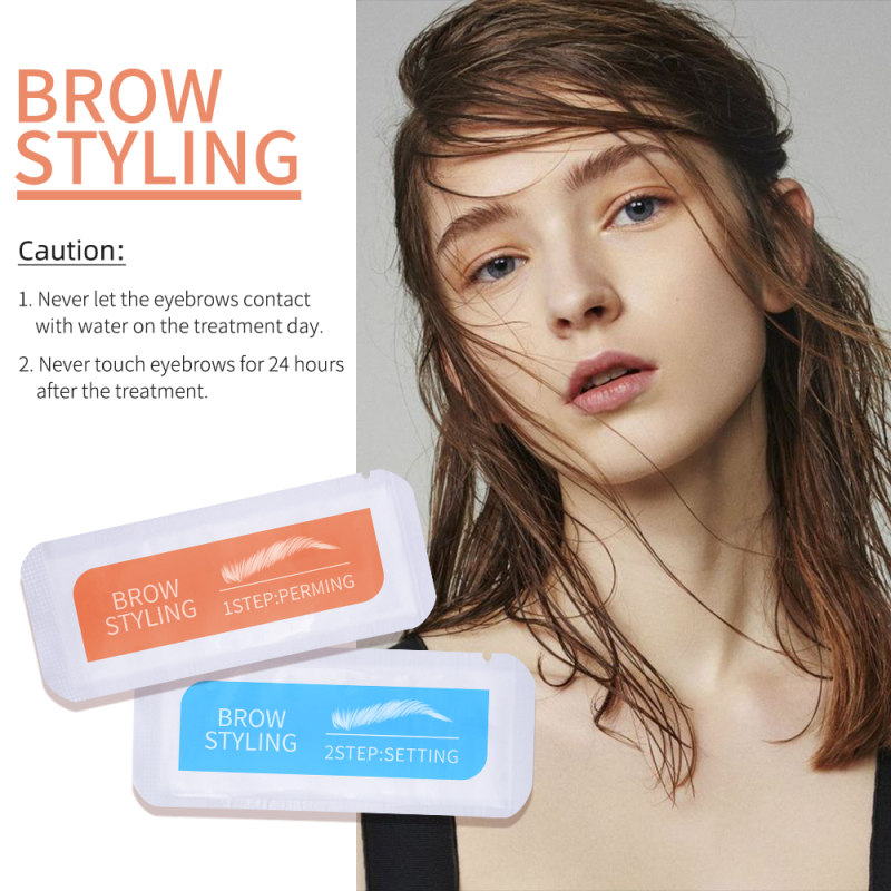 Hot Brow Lamination Keratin Brow Lamination Kit 3D Feathery Brows Lift Perming Kit Long Lasting Eyebrow Lifting Makeup TSLM2