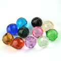 10pcs/lot 15mm Mixed Color Feng Shui X-mas Crystal Ball Crystal Prism Pendant Prism Ball For Parts