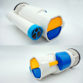 Toilet Flush Repair Kit Push Button Valve Dual Flush valve Suitable for one-piece toilet tank ABS plastic