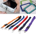ONE Color Black Blank Plain Key Lanyard Badge ID Holders Phone Neck Straps D08A