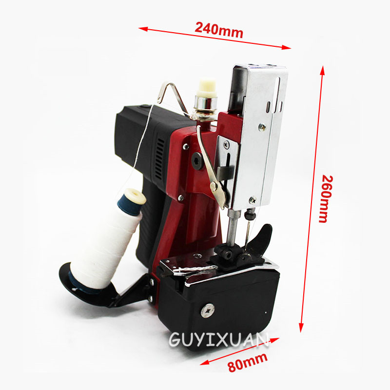 GK9-series Portable Electric Sewing Machine Gun type woven bag baler Crafting Mending Kit for Home Textile Industrial Stitching