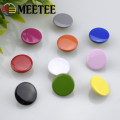 10Sets Meetee 12-17mm Colorful Buttons Snap Fasteners Press Studs for Sewing Leather Craft Clothes Bags Decor Accessories D3-6