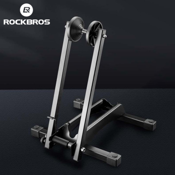 ROCKBROS Bicycle Racks Brompton Bike Wheel Stand MTB Road Anti-scratch Adjustable Fold Cycling Packing Rack Bicycle Accessories