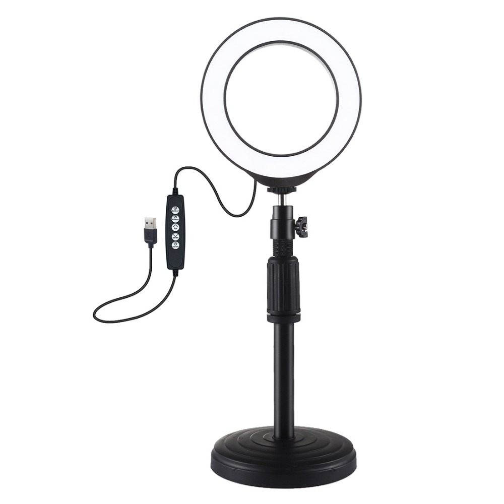 RGBW Dimmable ring light USB LED Selfie Ring light Photography photo studio shooting Light blogger Vlogging Youtube Video Light