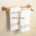 Antique Brass Bathroom towel holder,Double towel bar, towel rack solid brass towel rack 30/40/45/50/60cm YT-12298