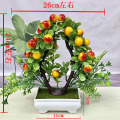 Artificail Fruit Plants Home Decor Fruit Orange Cherry Bonsai Simulation Decorative Artificial Flowers Fake Plants Ornaments