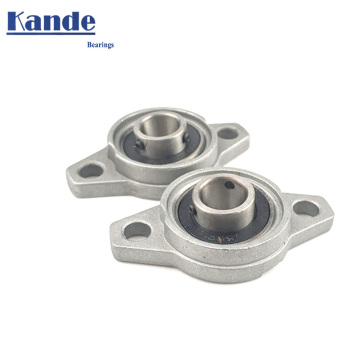 2pcs KFL000 10mm Mounted Block Cast Housing Self-aligning Pillow Bearing KFL Kande