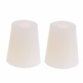 2 Pcs Home Brew Wine Stoppers Silicone Plug Rubber Stopper With Hole Airlock Valve Bubbler Wine Brew Bar Tools