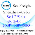 Shenzhen to Cebu Sea Freight Shipping