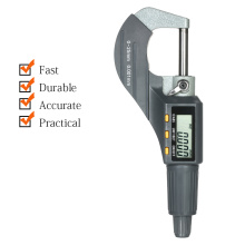 Digital Micrometer 0-25mm Electronic Digital Outside Micrometer 0.001mm High Precision Depth Micrometer Micro Caliper