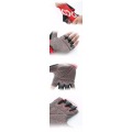 Boodun Men Women Half Finger Crossfit Gym Gloves Fitness Gloves Body BuildingWeight Lifting Wrist Sport Gloves black