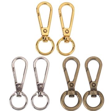 4Pcs Metal Buckle Snap Hooks for Luggage Bag Vintage Bag Clasp DIY Lobster Clasp Sewing Key Chain For Backpacks Straps