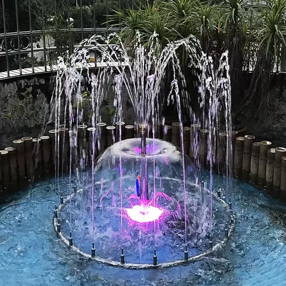 dancing water feature