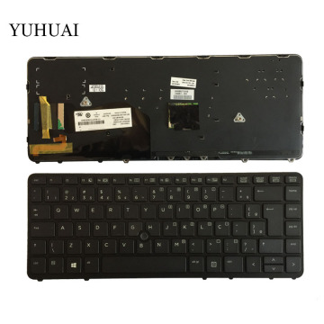 New FOR HP EliteBook 840 G1 850 G1 Brazil Black BR laptop Keyboard with frame Backlit