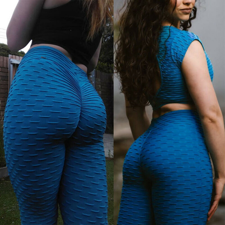 Ruched Yoga Leggings Sport Womens Fitness Pants Scrunch Bum Gym Workouts Tights High Waist Athletic Active Wear Mujer Booty Butt