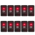 EE support 10 X 12V 35A Fog Light Switch Rocker Toggle Switch 4Pin LED Dashboard Universal Automobile Accessories Car Kit