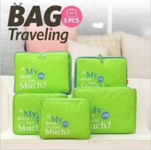 4 Color Travel Bag Necessity Luggage Packing Cube Organizer Nylon Mesh storage Pouch For Clothes Suitcase Tidy Set